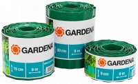 Бордюр зеленый 15 см, длина 9 м  GARDENA