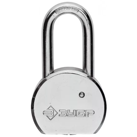 Замок навесной ЗУБР &quot;серия 272&quot; с удлинен закал дужкой, стальной корпус, 55мм 4-37272-55 купить в Челябинске