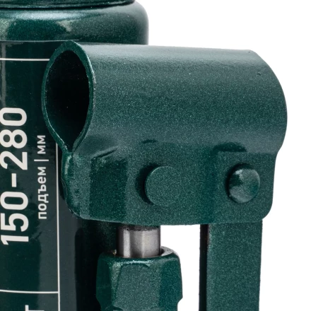 Домкрат гидравлический бутылочный Сибртех 50812, 2 т, 150-280 мм, в пласт. кейсе купить в Челябинске