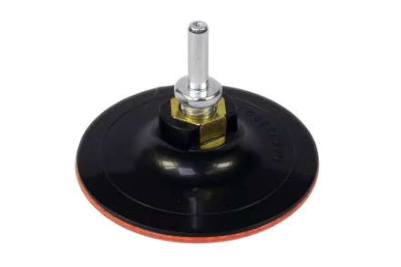 Тарелка опорная Ф100 мм М14 для алмазных шлифлистов липучая основа жесткая + адаптер Энкор 51540 купить в Челябинске