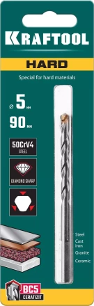 Cверла специальные по твёрдым материалам HARD 29177-090-5 купить в Челябинске