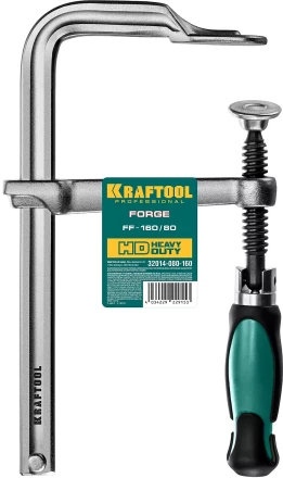 Струбцина KRAFTOOL FORGE тип F,цельнокованая 32014-080-160 купить в Челябинске