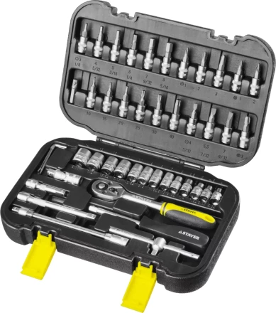 Набор слесарно-монтажного инструмента STAYER &quot;MASTER&quot;, 46 предметов 27760-H46 купить в Челябинске