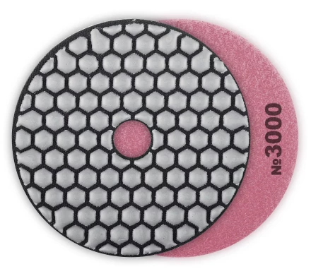 ЗУБР 100 мм, №3000, сухое шлифование, алмазный гибкий шлифовальный круг АГШК, Профессионал (29868-3000) купить в Челябинске