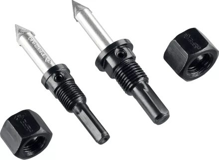 Набор коронок-чашек ЗУБР &quot;ПРОФЕССИОНАЛ&quot; c карбид-вольфрамовым нанесением, 6 коронок-чашек O 22, 28, 35, 44, 68, 73 мм, 2 державки со сверлами, ключ 33360-H6_z01 купить в Челябинске