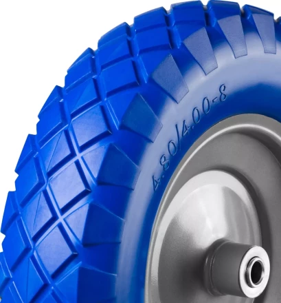 Колесо ЗУБР &quot;ПРОФЕССИОНАЛ&quot; полиуретановое, 380мм, посадочный размер 16мм 39912-2 купить в Челябинске