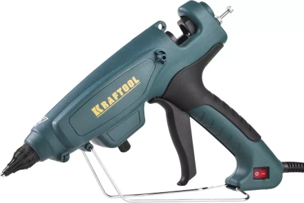 Пистолет клеевой (термоклеящий) &quot;PRO&quot;, KRAFTOOL 06843-300-12, электр, двухкомп корпус, регулятор темп, выход клея 1,5 кг/час, d=12мм, 300Вт 06843-300-12 купить в Челябинске