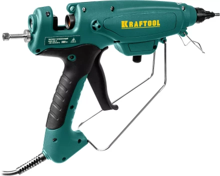 Пистолет клеевой (термоклеящий) &quot;PRO&quot;, KRAFTOOL 06843-300-12, электр, двухкомп корпус, регулятор темп, выход клея 1,5 кг/час, d=12мм, 300Вт 06843-300-12 купить в Челябинске